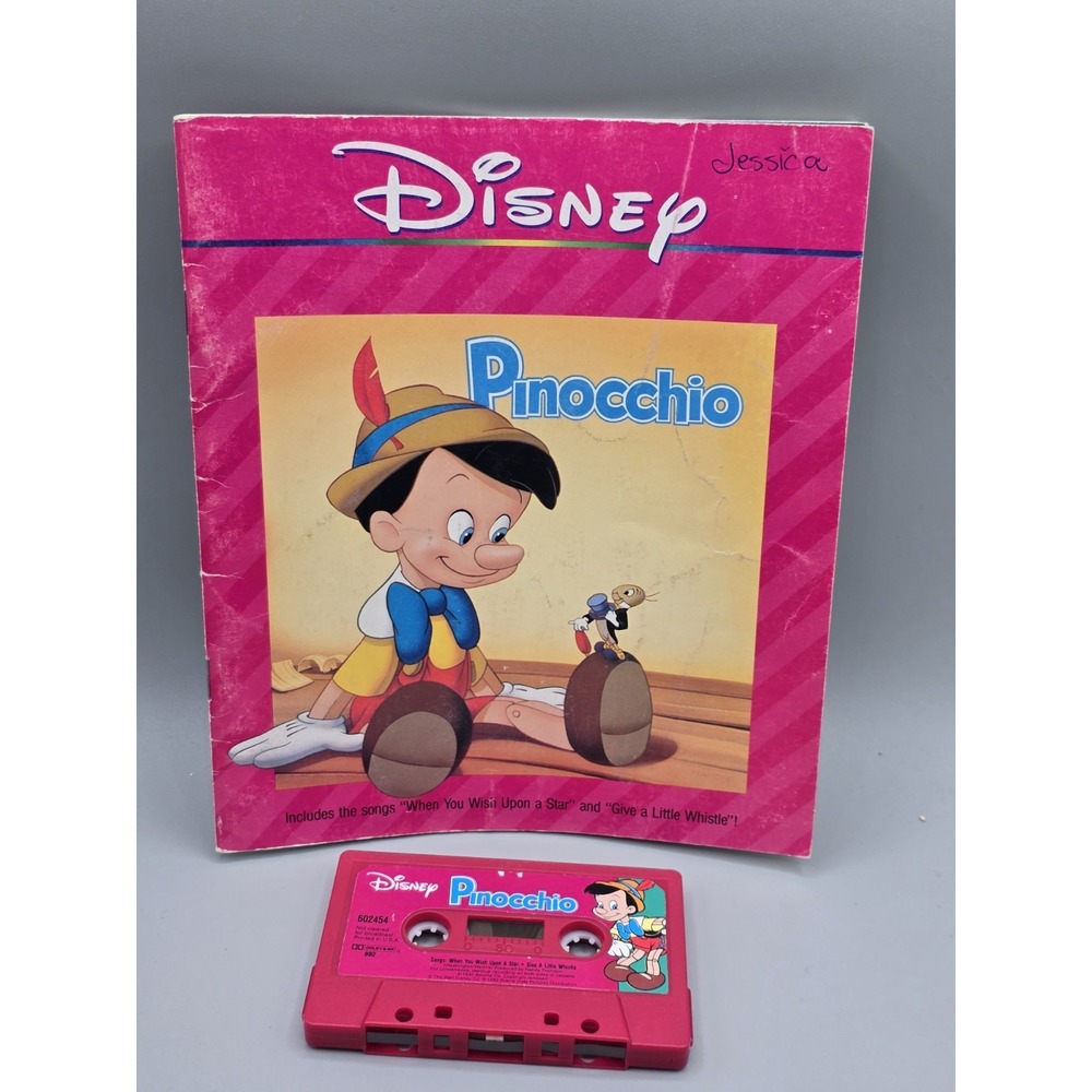 Disney - Read-Along Storybook Pinocchio - Book & Cassette 1992